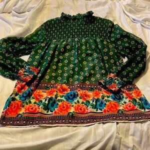 Derek heart dress shirt size large only worn 1x